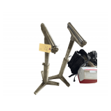 2- Steel Adjustable Roller Stands