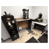 4 Drawer Filing Cabinet - 2 Office Desks
