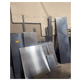 Large Lot - Assorted Size and Gauge Steel Sheets