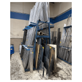 Steel Rack 8’H. X 123”L. Must Be Removed On A Separate Day Of Removal Must Bring Proper Tools & Help - Rack Only Not Contents
