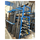 Steel Rack 8’H. X 123”L. Must Be Removed On a Separate Day From Removal Must Bring Proper Tools & Help - Rack Only Not Contents