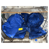 5 Blue Tarps