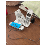 Panasonic Cordless Phones - 1 Wall Mount and 1 Desk Top Charging Station