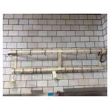 Vintage Wall Mounted Utensil Hanging Rack - 6’ Width