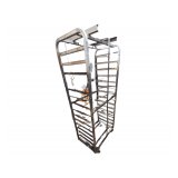 Aluminum Baking Rack 6’H.