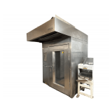 Hobart Double Rack Oven w/ Vent & Hood System - Model HBA2G - S/N 24-1048090 - Natural Gas, 3PH or 1PH - 72' x 92' x 100'