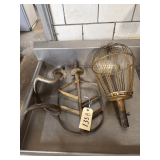 Mixer Attachments - Wisk, Paddle and Dough Hook