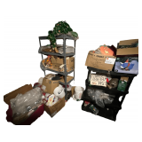 2 Shelves w/ Various Decorations