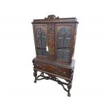 Brickwede Brothers Better Built Furniture Marietta Oh. Vintage Chair na Cabinet 70”H. X 42”W. X17”W.