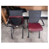 2 Office Chairs On Wheels
