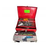 Corde Angle Grinder - Corded Drill - Small Tool Box