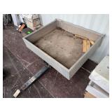 Aluminum Dump Cart for Riding Mower - 45" x 37" x 9"