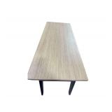 Steel/Wood Desk Table 2’X5’X29”