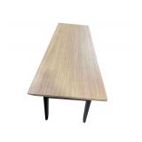 Steel/Wood Desk Table 2’X5’X29”