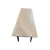 Steel/Wood Desk Table 2’X5’X29”
