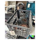 Crate of Grinding Wheels & Brush Wheels