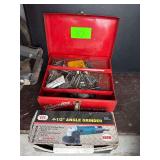 Corde Angle Grinder - Corded Drill - Small Tool Box
