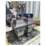 4 Lamp Post Fixtures - 18" Tall