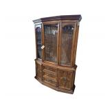 Drexel Wooden China Cabinet 6’8”H. X 60”W. X 13”D.
