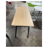 Steel/Wood Desk Table 24”X60”X29”