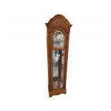 Howard Miller 'Gavin' Grandfather Clock - Model 610-985 - S/N MF0050420013 - Includes Weights, Pendulum, Key, & Wind-Up - Brass Dial - Moon Phase - Beveled Glass - 20' x 12' x 83'