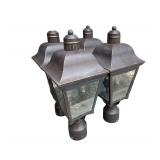 4 Lamp Post Fixtures - 18' Tall