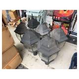 6 Lamp Post Fixtures - 27" Tall