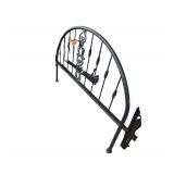 Wrought Iron Headboard With Bed Frame Approximately 76”L. Where Frame Attaches X 53”H.