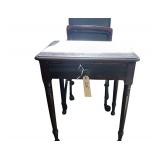 Vintage End Table With Drawer 23 Inches L,  17 Inches W,  28 1/2 Inches H
