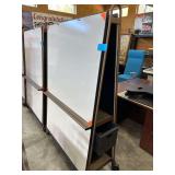 Mobile Dry Erase Board With Drawer And A Thumb Tack Backboard 48”X72”
