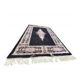 Ornate Rug - Black Deco 4'10'×7'10'