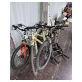 3-Bicycles Mongoose - Schwinn Girls - Specialized Mens - Carrier