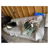 Gray Fabric Couch 6’L.