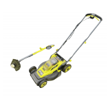 Ryobi Electric Mower & Weed Trimmer - 3 Batteries & 2 Chargers