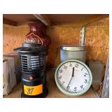 Ceramic Vase - Clock - Bug Light - Trash Receptacle