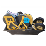 Box of New Pittsburgh Sports Flip Flops and Slippers