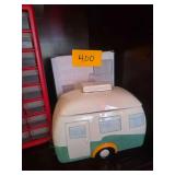 Camper Cookie Jar and Chinkc Grater