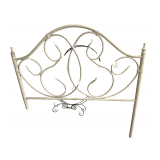 Vintage Metal Headboard 4’L. - Wire Yard Art Display Stand