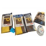3 - 3 x 5 Pirates Flags - Steeler Stickers and Puppet
