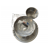 Hand Wrought Aluminum Bowl and Platter- Cookie Racks