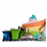 Pinata, Glasses, Tooth Brushes, Metal Storage Trays