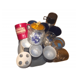 Assortment of glassware