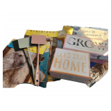 Assortment of Small Garden Flags - 4 Fly Swatters - 3 Decorative Boxes - New