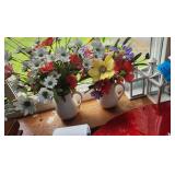 2 - Florial Arrangements- 4 Small Lanterns