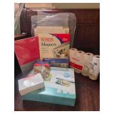 Office supplies- Bond rolls, rubber bands, index cards (2sizes), premium card stock, Xerox magnets, 500 pack laminating pouches