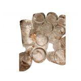 12 Dainty Floral Glasses