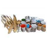Assortment Of New Coffee Mugs, Plug In Candle Lights