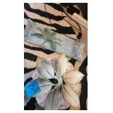2 Glass Serving Platters