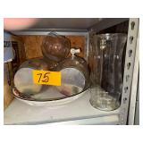 Glass Drink Dispensers - Turkey Server Plate - Glass Vase