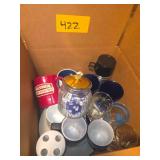 Assortment of glassware